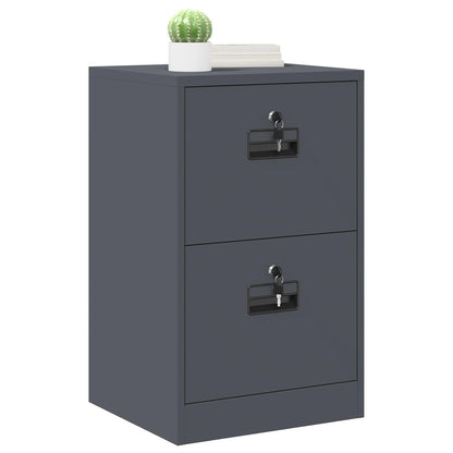 File Cabinet Anthracite 45.5 x 42 x 74.5 cm Cold-Rolled Steel
