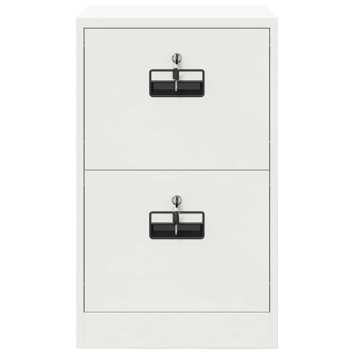 File Cabinet White 45.5 x 42 x 74.5 cm Cold-Rolled Steel