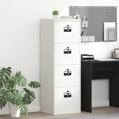 File Cabinet with Drawer Mustard Yellow 45.5 x 42 x 106.5 cm