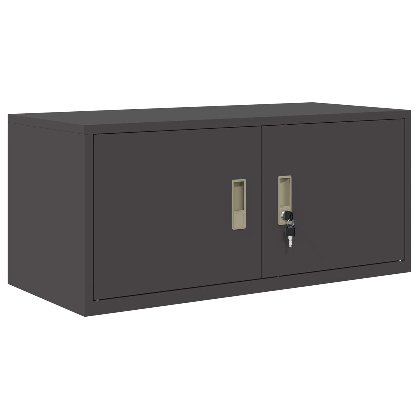 Storage Cabinet Black 90 x 40 x 40 cm Steel
