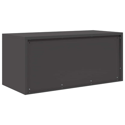 Storage Cabinet Black 90 x 40 x 40 cm Steel
