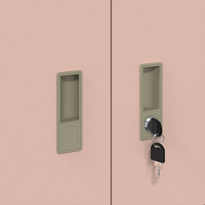 Storage Cabinet Pink 90 x 40 x 40 cm Steel