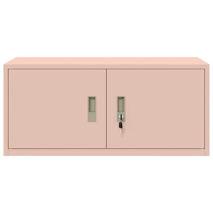 Storage Cabinet Pink 90 x 40 x 40 cm Steel