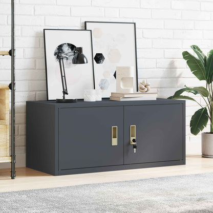 Storage Cabinet Anthracite 90 x 40 x 40 cm Steel