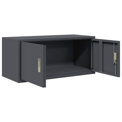 Storage Cabinet Anthracite 90 x 40 x 40 cm Steel