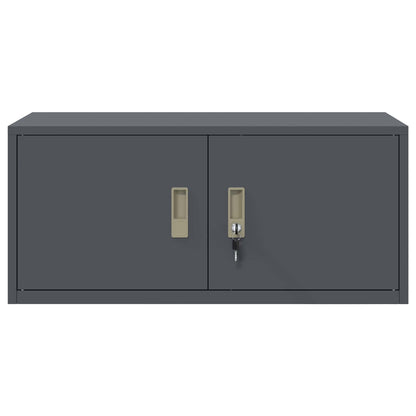 Storage Cabinet Anthracite 90 x 40 x 40 cm Steel