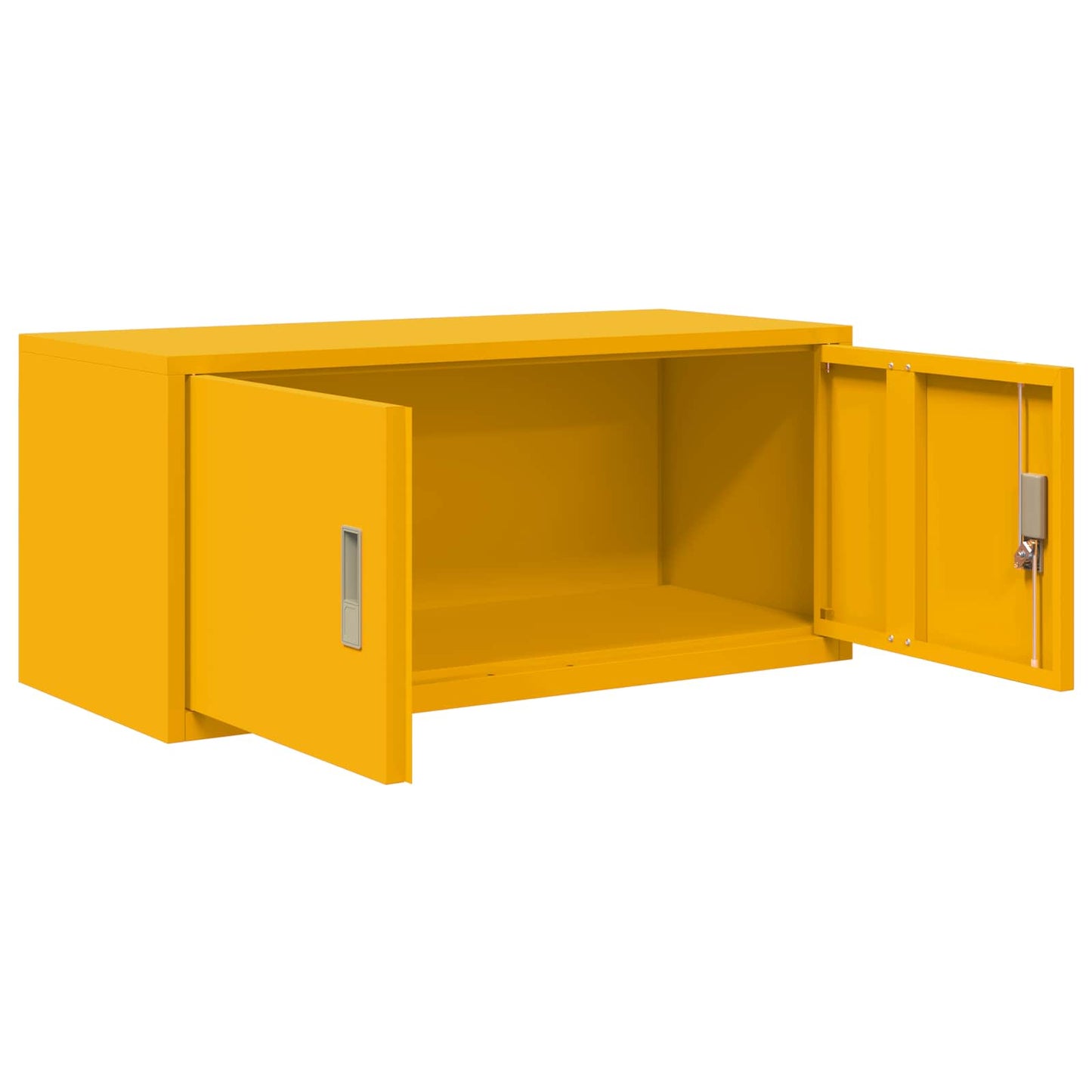 Storage Cabinet Mustard Yellow 90 x 40 x 40 cm Steel
