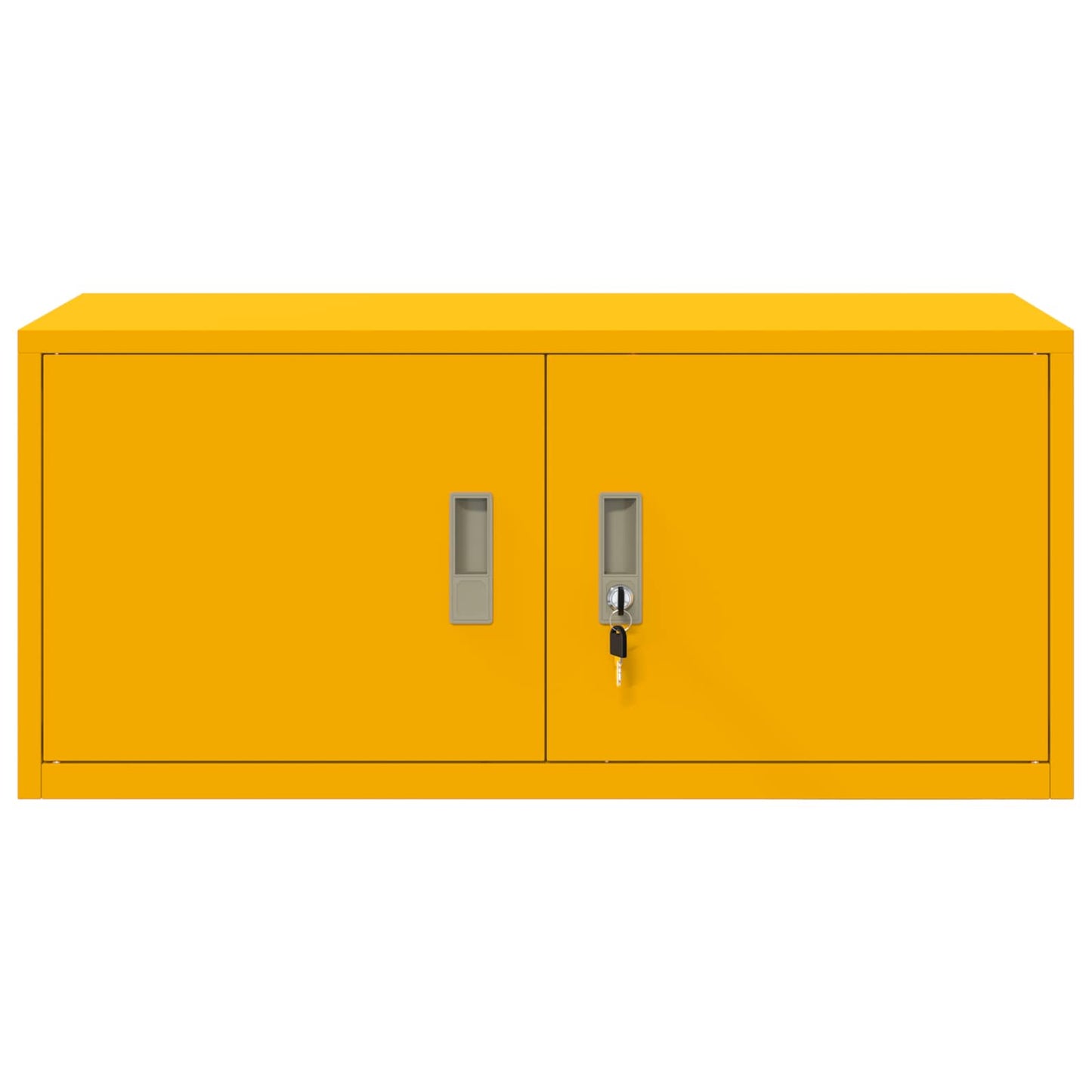 Storage Cabinet Mustard Yellow 90 x 40 x 40 cm Steel