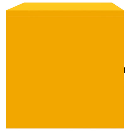 Storage Cabinet Mustard Yellow 90 x 40 x 40 cm Steel