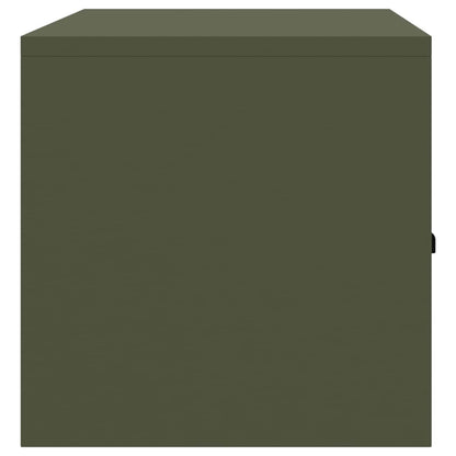 Storage Cabinet Olive Green 90 x 40 x 40 cm Steel