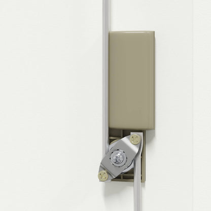 Storage Cabinet White 90 x 40 x 40 cm Steel