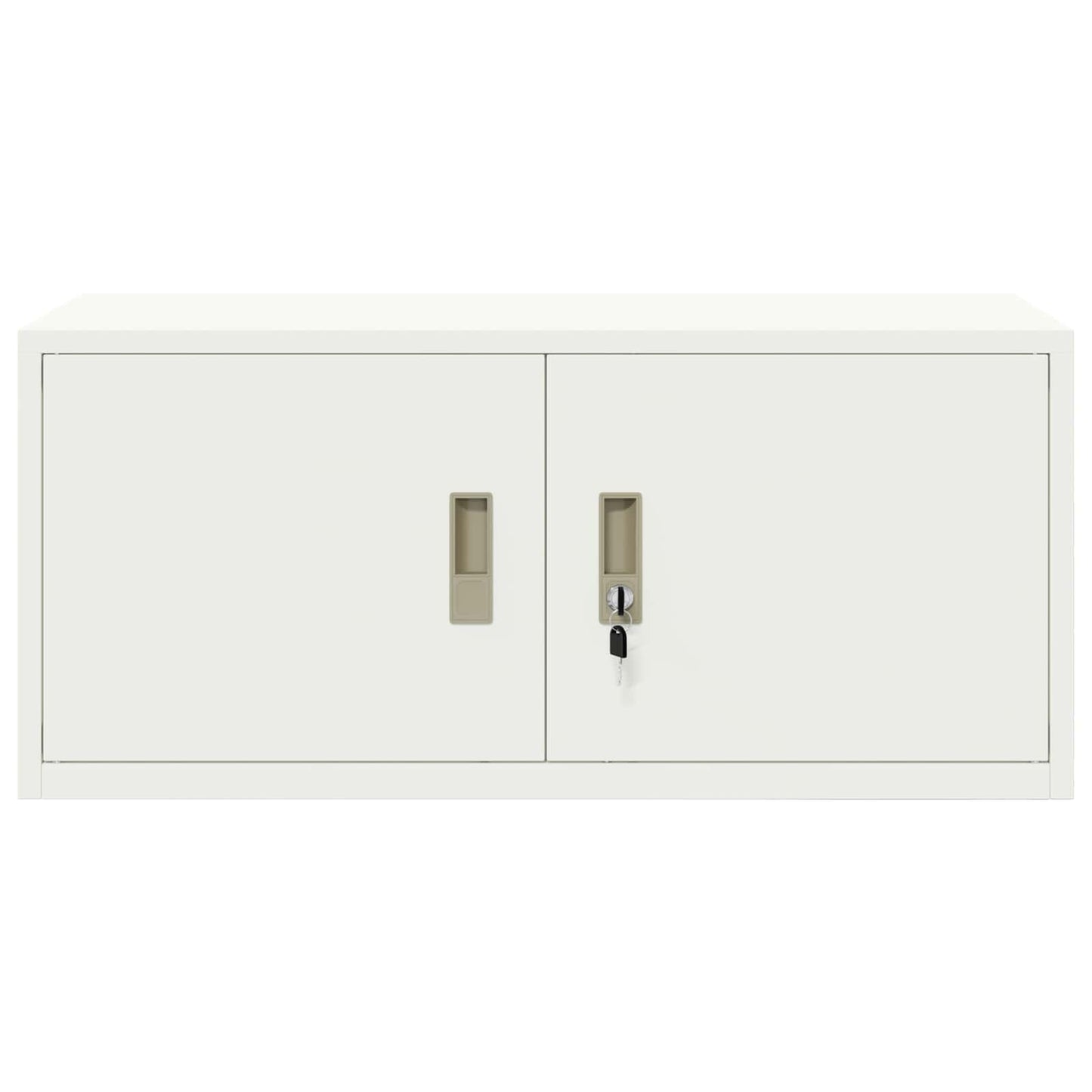 Storage Cabinet White 90 x 40 x 40 cm Steel