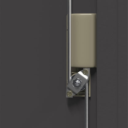 Storage Cabinet Black 90 x 40 x 70 cm Steel