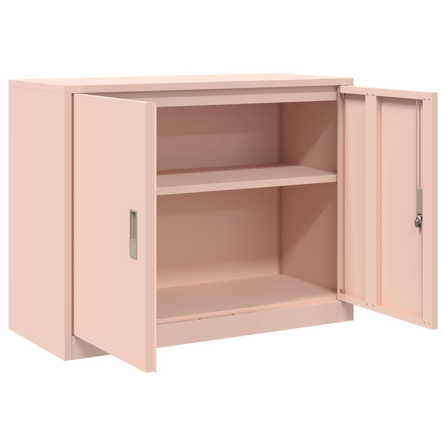 Storage Cabinet Pink 90 x 40 x 70 cm Steel