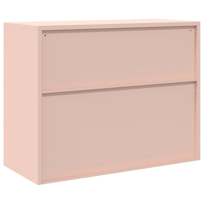 Storage Cabinet Pink 90 x 40 x 70 cm Steel