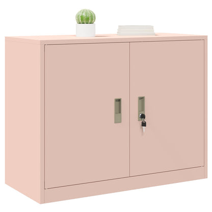 Storage Cabinet Pink 90 x 40 x 70 cm Steel