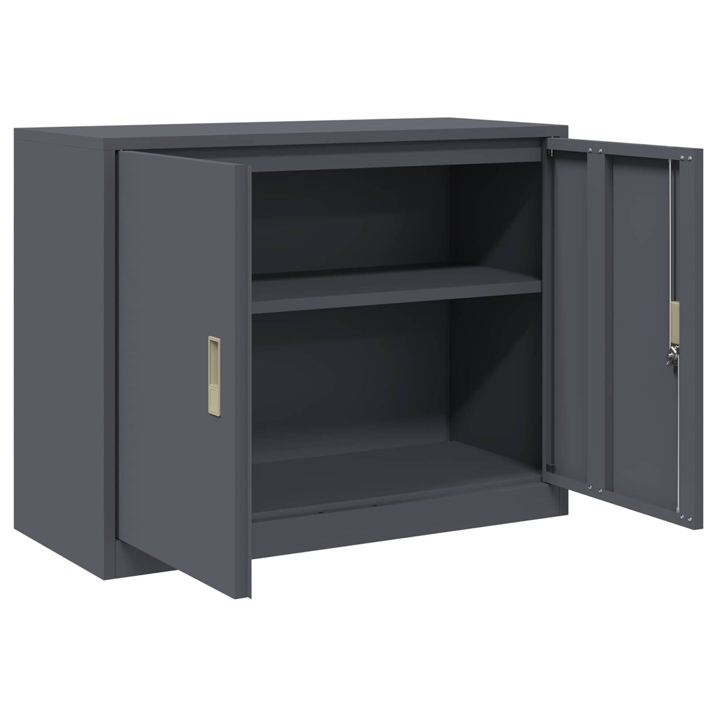 Storage Cabinet Anthracite 90 x 40 x 70 cm Steel