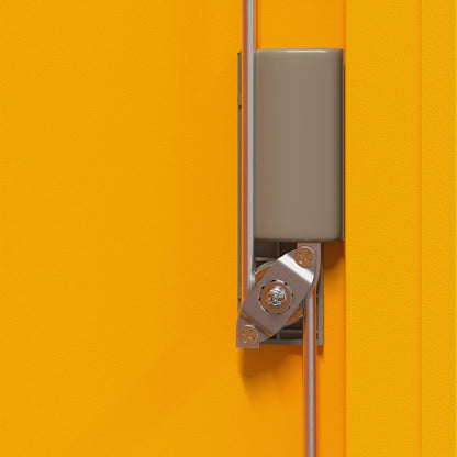 Storage Cabinet Mustard Yellow 90 x 40 x 70 cm Steel