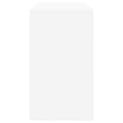 Storage Cabinet White 90 x 40 x 70 cm Steel