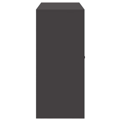 Storage Cabinet Black 90 x 40 x 90 cm Steel