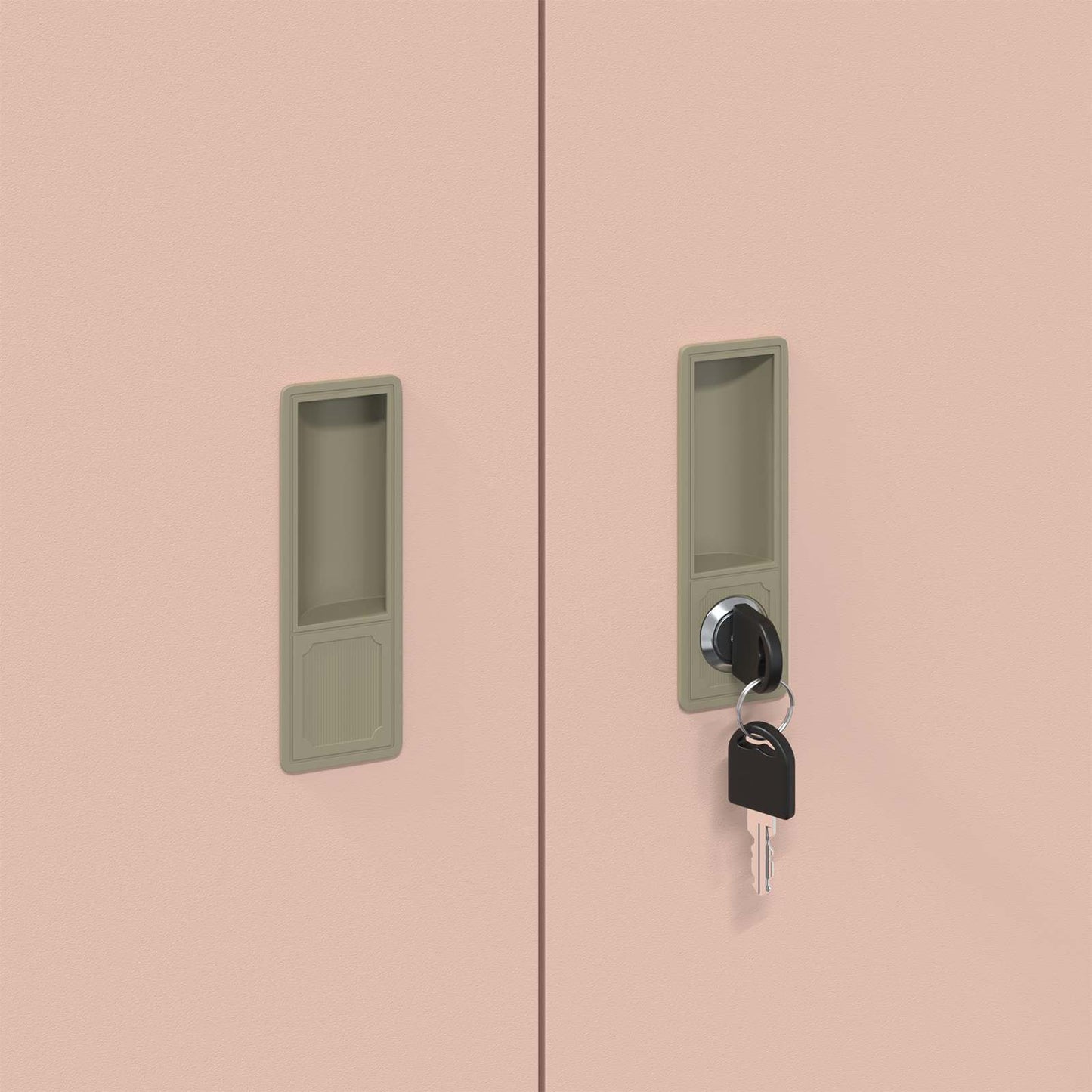 Storage Cabinet Pink 90 x 40 x 90 cm Steel