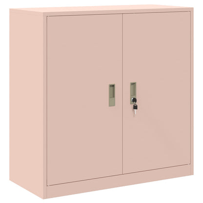 Storage Cabinet Pink 90 x 40 x 90 cm Steel
