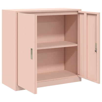 Storage Cabinet Pink 90 x 40 x 90 cm Steel