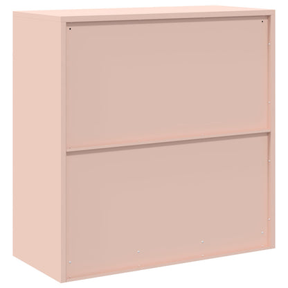 Storage Cabinet Pink 90 x 40 x 90 cm Steel