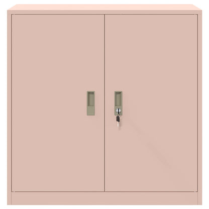 Storage Cabinet Pink 90 x 40 x 90 cm Steel