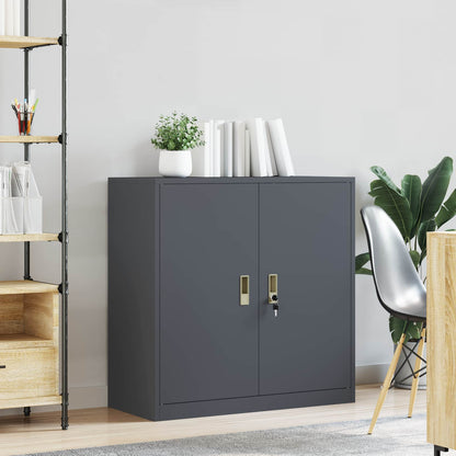 Storage Cabinet Anthracite 90 x 40 x 90 cm Steel