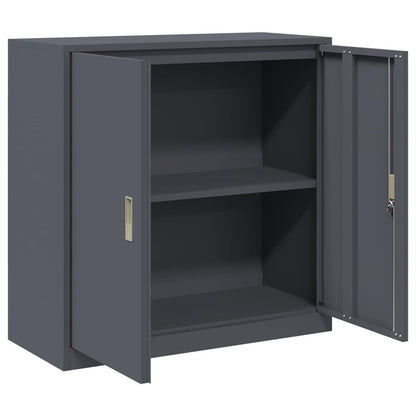 Storage Cabinet Anthracite 90 x 40 x 90 cm Steel