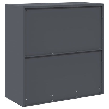 Storage Cabinet Anthracite 90 x 40 x 90 cm Steel