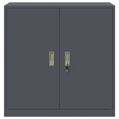 Storage Cabinet Anthracite 90 x 40 x 90 cm Steel