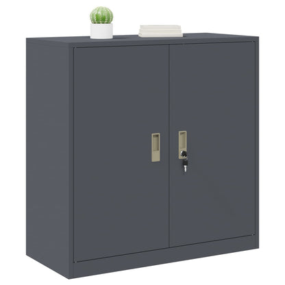Storage Cabinet Anthracite 90 x 40 x 90 cm Steel
