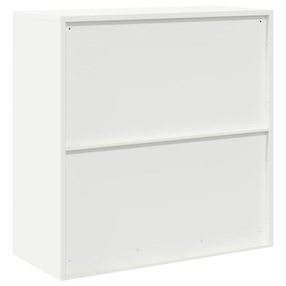 Storage Cabinet White 90 x 40 x 90 cm Steel