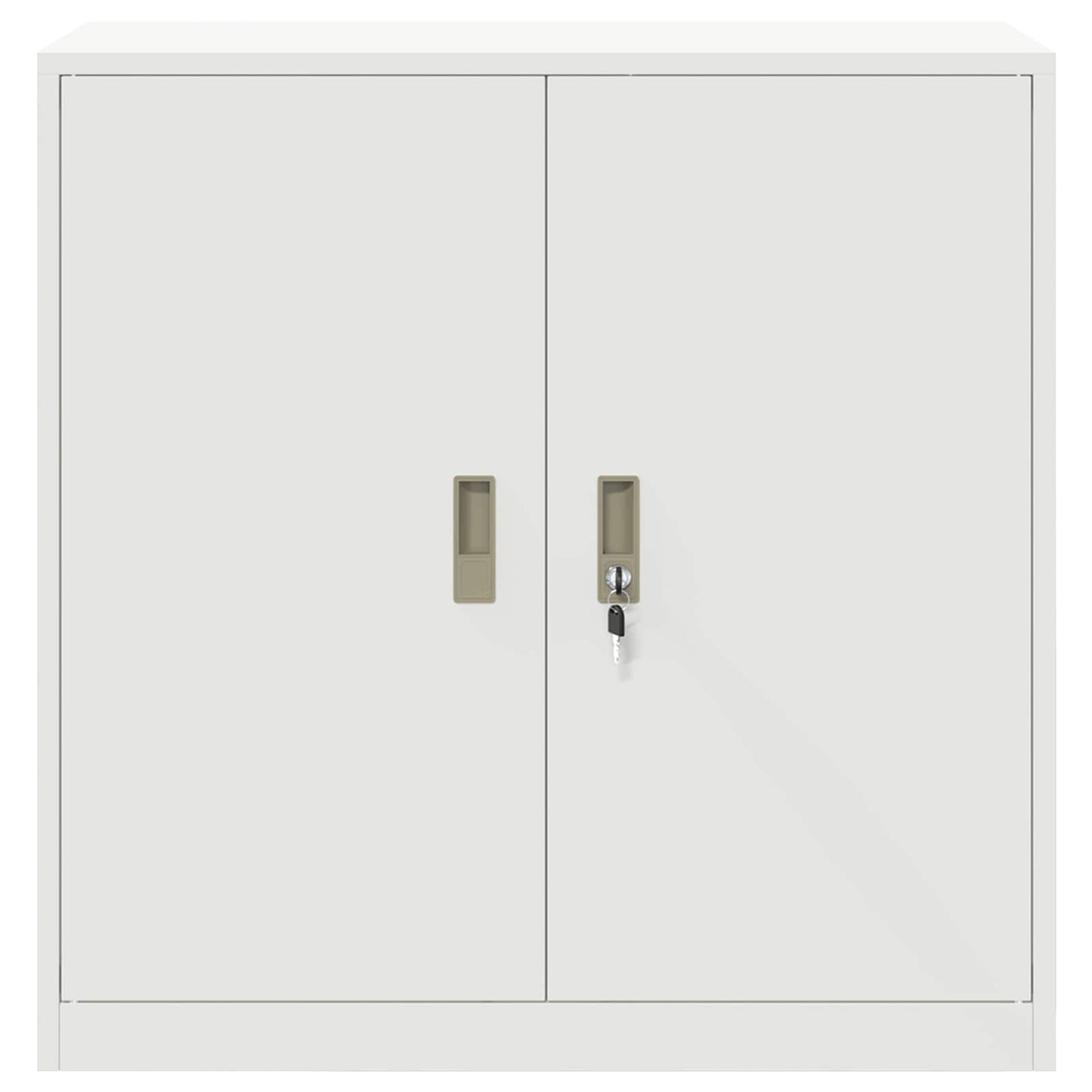 Storage Cabinet White 90 x 40 x 90 cm Steel