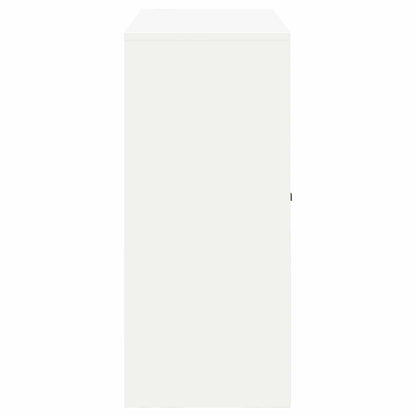 Storage Cabinet White 90 x 40 x 90 cm Steel