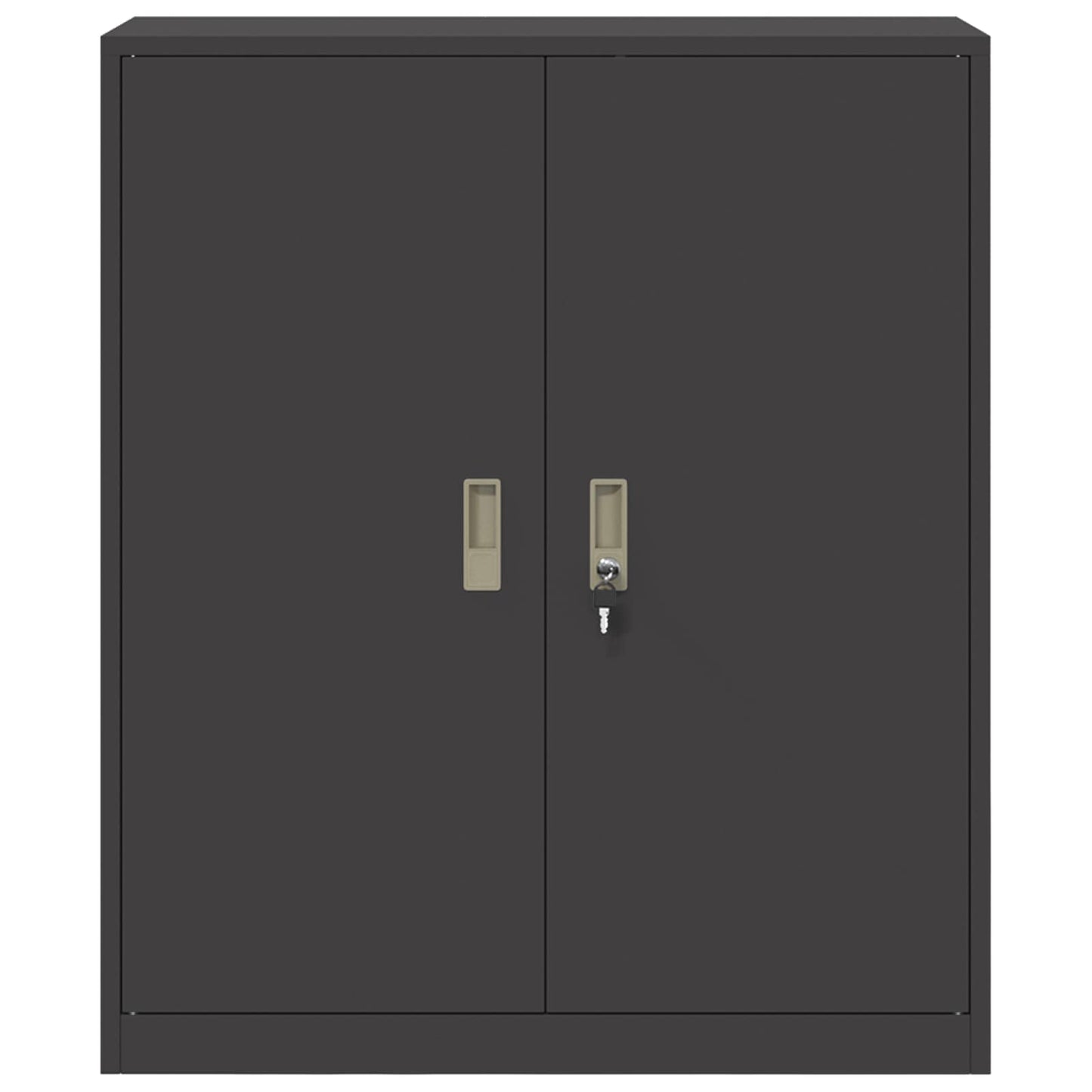 Storage Cabinet Black 90 x 40 x 105 cm Steel
