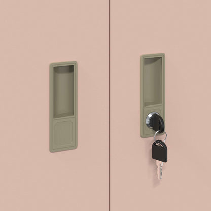 Storage Cabinet Pink 90 x 40 x 105 cm Steel