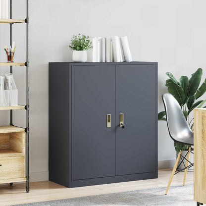Storage Cabinet Anthracite 90 x 40 x 105 cm Steel