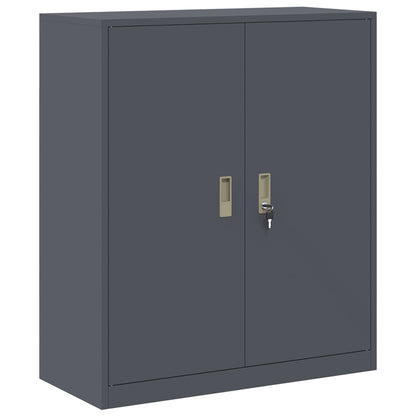 Storage Cabinet Anthracite 90 x 40 x 105 cm Steel