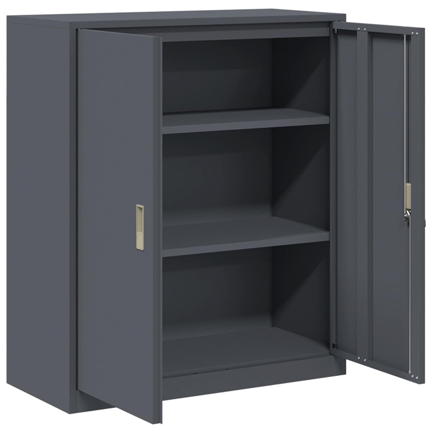 Storage Cabinet Anthracite 90 x 40 x 105 cm Steel