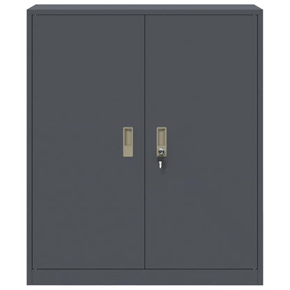 Storage Cabinet Anthracite 90 x 40 x 105 cm Steel