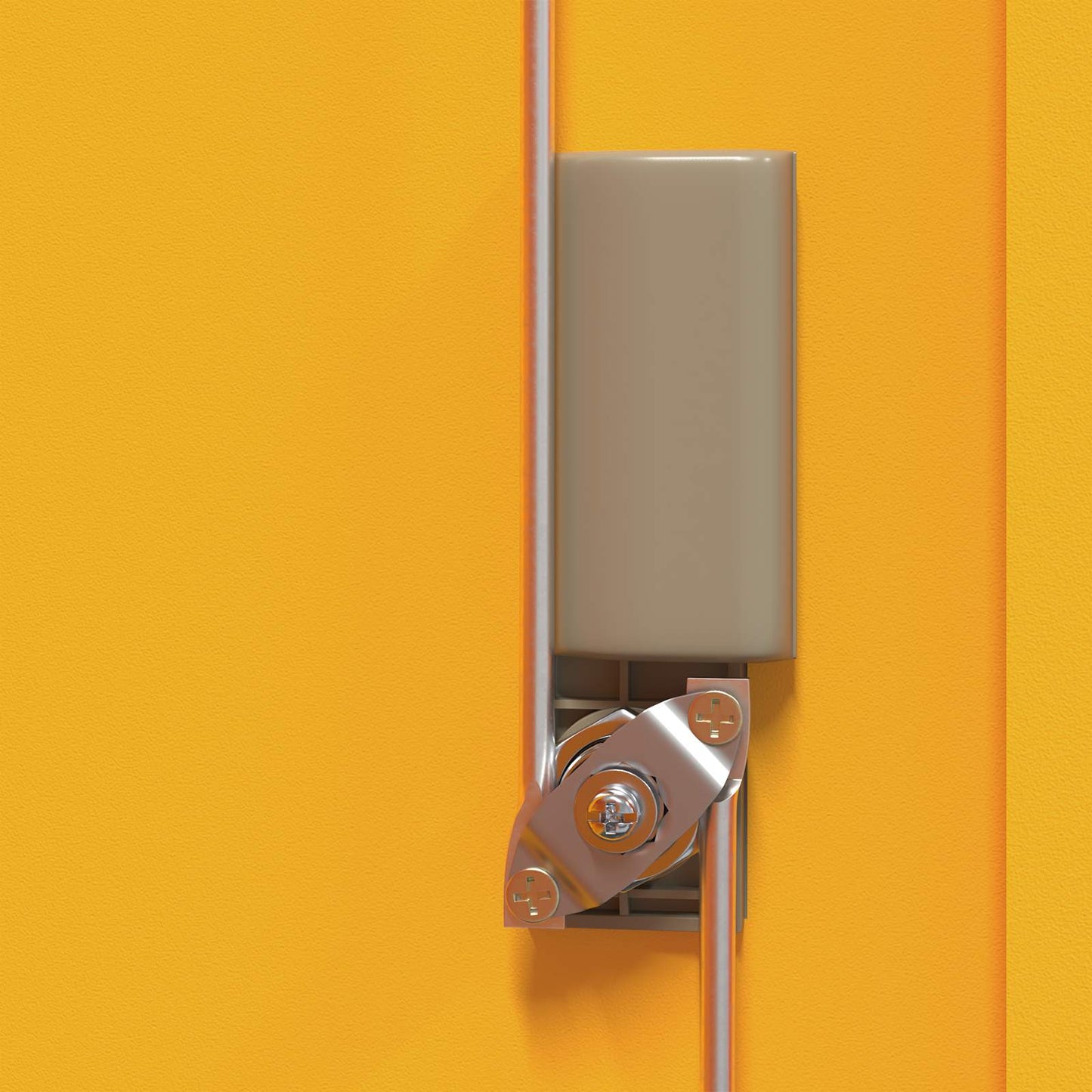 Storage Cabinet Mustard Yellow 90 x 40 x 105 cm Steel