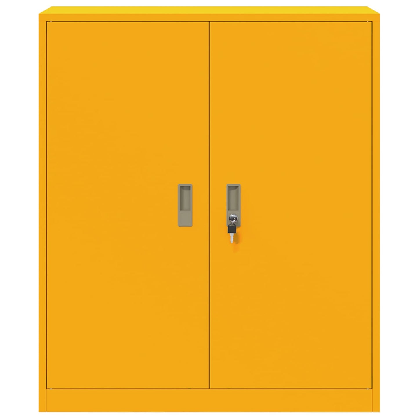 Storage Cabinet Mustard Yellow 90 x 40 x 105 cm Steel