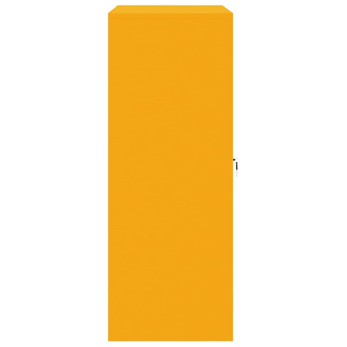 Storage Cabinet Mustard Yellow 90 x 40 x 105 cm Steel
