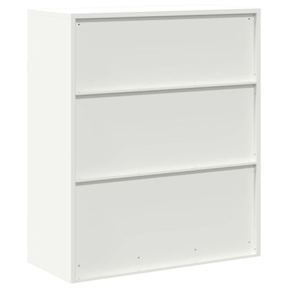 Storage Cabinet White 90 x 40 x 105 cm Steel