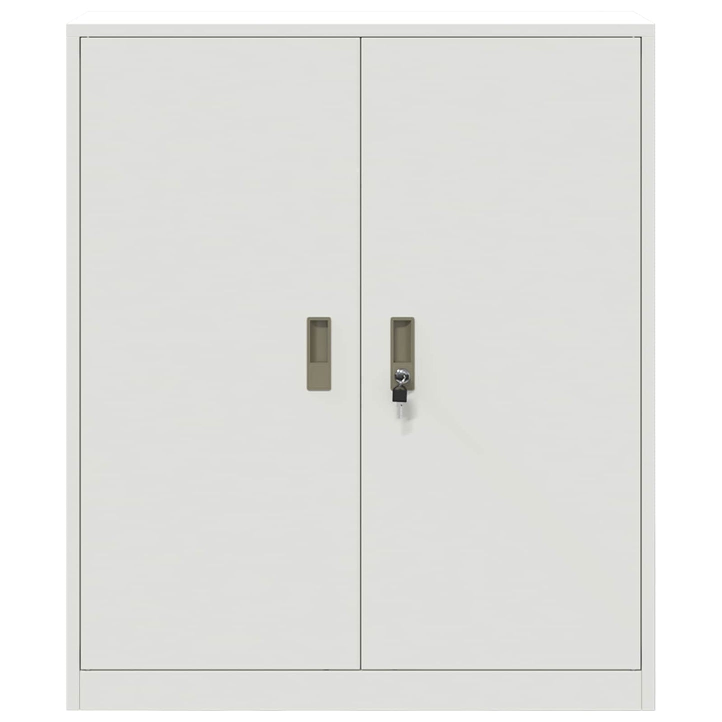 Storage Cabinet White 90 x 40 x 105 cm Steel