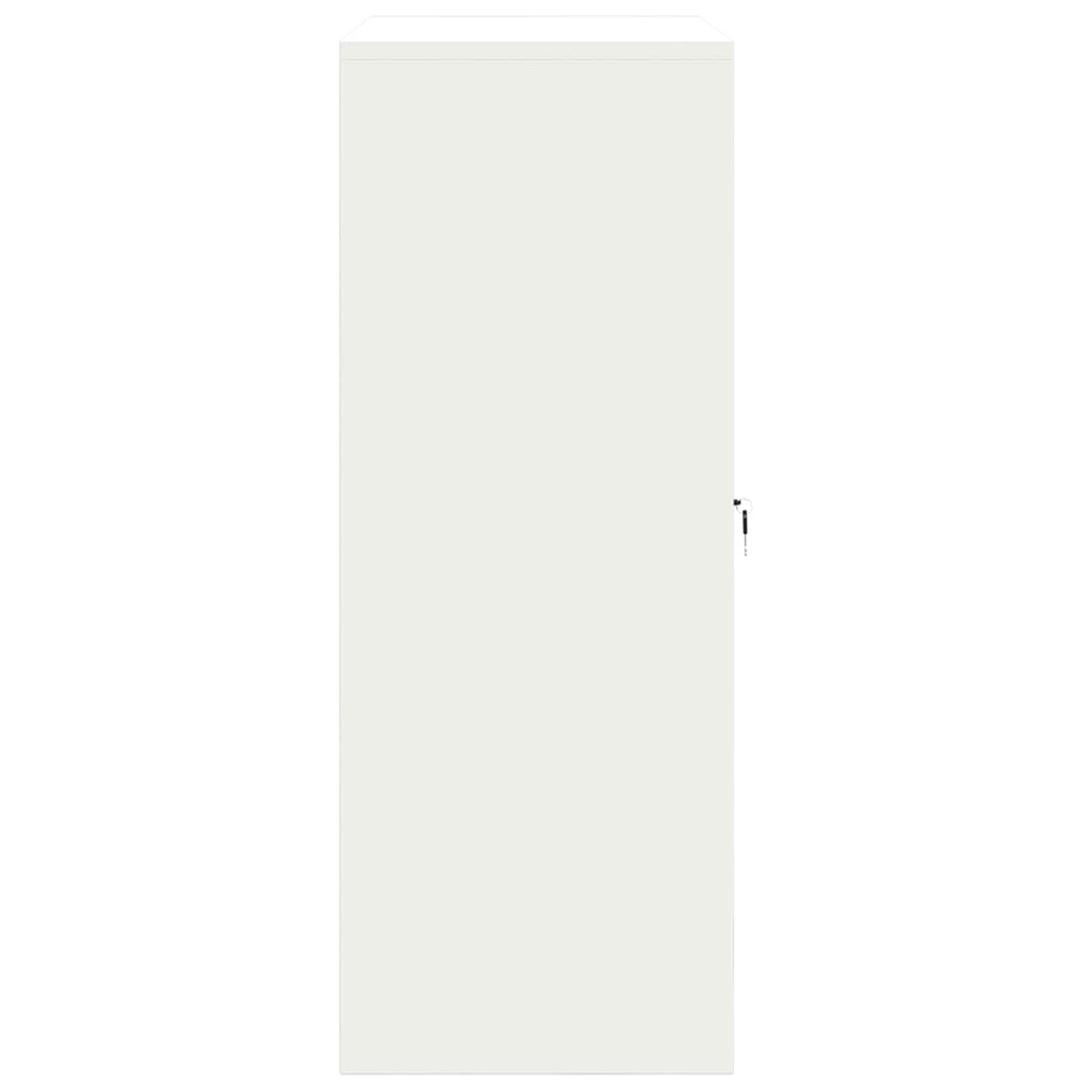 Storage Cabinet White 90 x 40 x 105 cm Steel