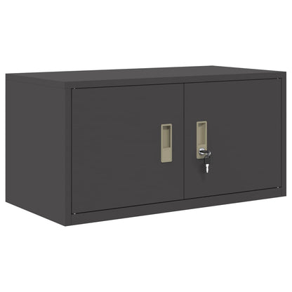 Storage Cabinet Black 80 x 40 x 40 cm Steel